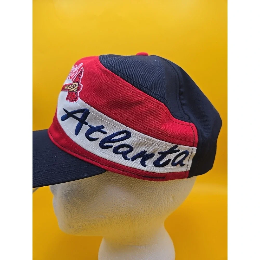 VIntage Atlanta Braves Snap Back Hat. 90's Excellent Condition! **Rare Find** - Picture 4 of 9